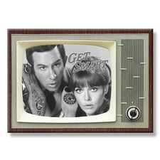 GET SMART Classic TV 3.5 inches x 2.5 inches Steel FRIDGE MAGNET