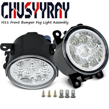 2x For Ford Ranger 2005-2007 Clear Led Bumper Fog Lights Front Lamps Leftright
