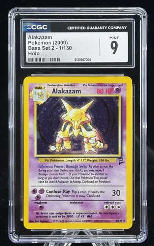 Alakazam graded CGC 9 for sale on eBay