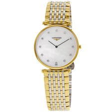 Orologio Donna Longines La Grande Classique Quarzo Diamante Nuovo L4.709.2.88.7