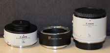 Canon EF extender kit 1.4, 2.0 and adaptor ring