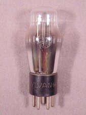 1 37 SYLVANIA Engraved Base HiFi Antique Radio Amp Vacuum Tube Code 6FR Strong