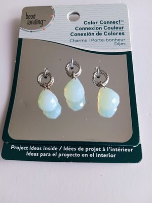 Bead Landing -  Color Connect Charms - Glass -Iron -Brass - Jewelry Making - NEW