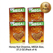 (4 Pack) Honey Nut Cheerios,Heart Healthy Bre...