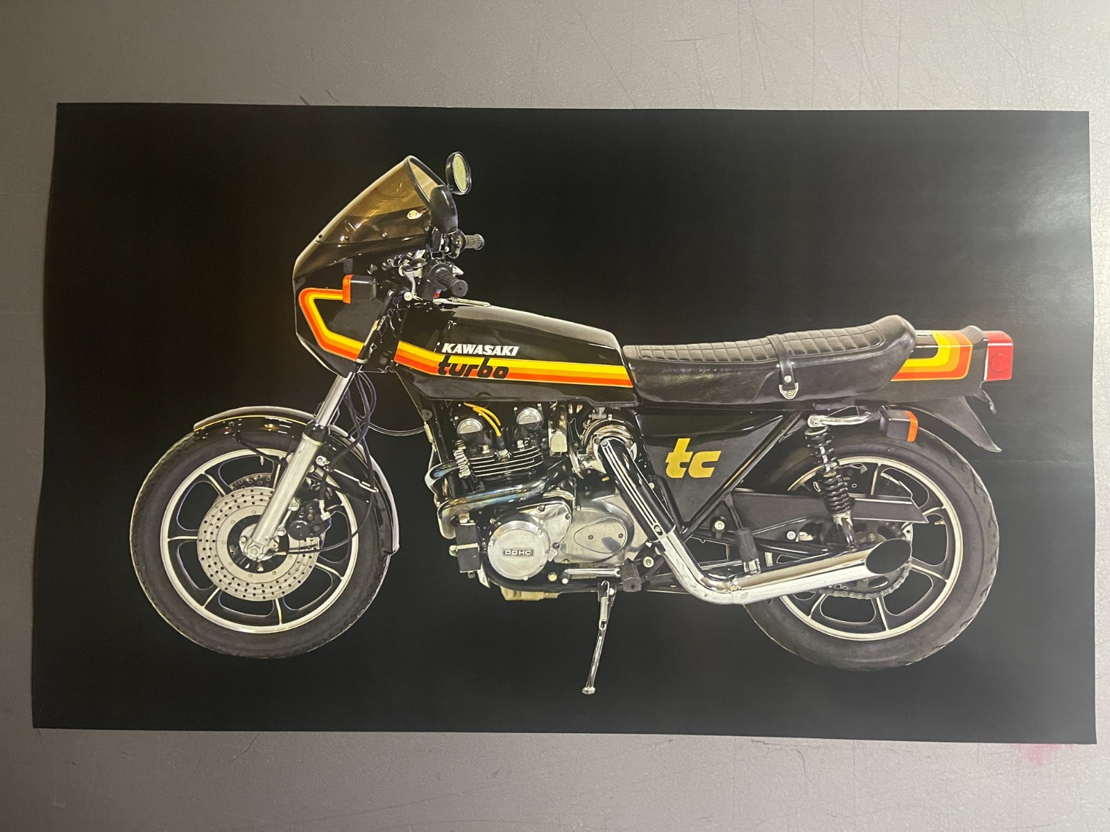 1973 Kawasaki Z-1 RTC Motorcycle Picture, Print - RARE Awesome ...