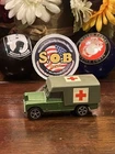 CORGI JUNIORS Land Rover Ambulance Military 1:64 Green Diecast USED EX Condition