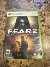 F.E.A.R. 2 Project Origin Xbox 360 Complete CIB Free Shipping