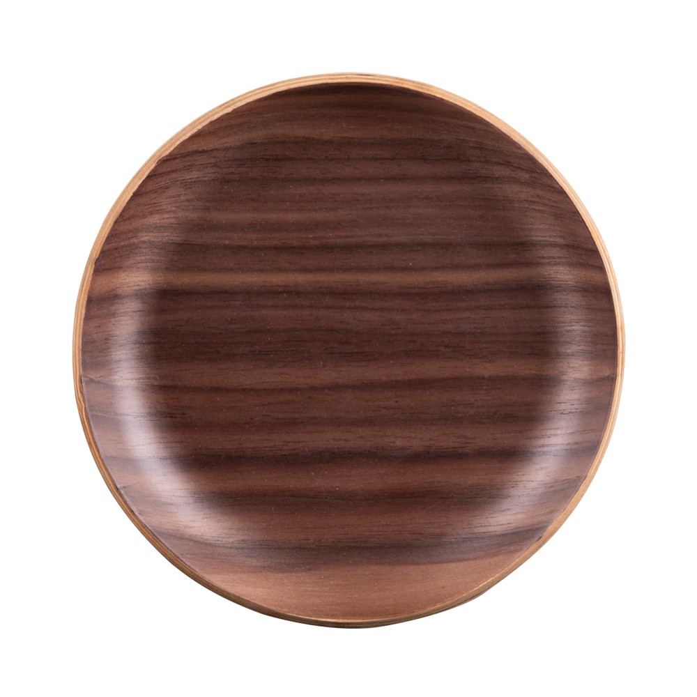 Dessous de verre bois brun 12 cm anti-taches et chaleur Set de 6 Table Passion pour salon