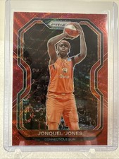 2021 Panini Prizm WNBA - RED WAVE #29 Jonquel Jones - Connecticut Sun