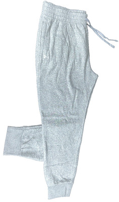 Under Armour Womens Rival Fleece Joggers Gray 1379438-012 Size 3XL