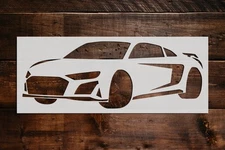 Sports Car Stencil - Art and Wall Stencil