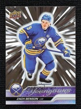2023-24 Upper Deck Series 2 Young Guns Outburst Zach Benson #474 Rookie RC