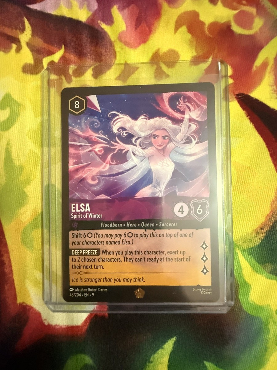 Disney Lorcana Elsa Spirit of Winter Fabled Legendary 43