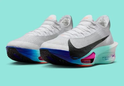 Nike Air Zoom Alphafly Next% 3 White Blue Men US 8-13 Marathon Running Shoe New 
