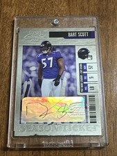 Bart Scott 2006 Playoff Contenders Rookie Auto #102 Baltimore Ravens