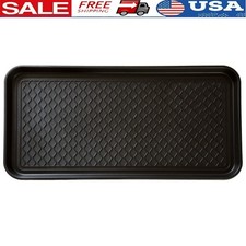 Large Boot Tray All Weather Indoor Outdoor Shoe Mat Raised Edge Durable Design