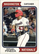 2023 Topps Heritage Israel Pineda #259 Washington Nationals 34M