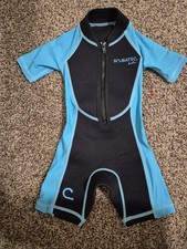 ScubaTec Kids Shorty Wetsuit Size XXXS 92-98 Neoprene Hybrid Swim Surf Suit
