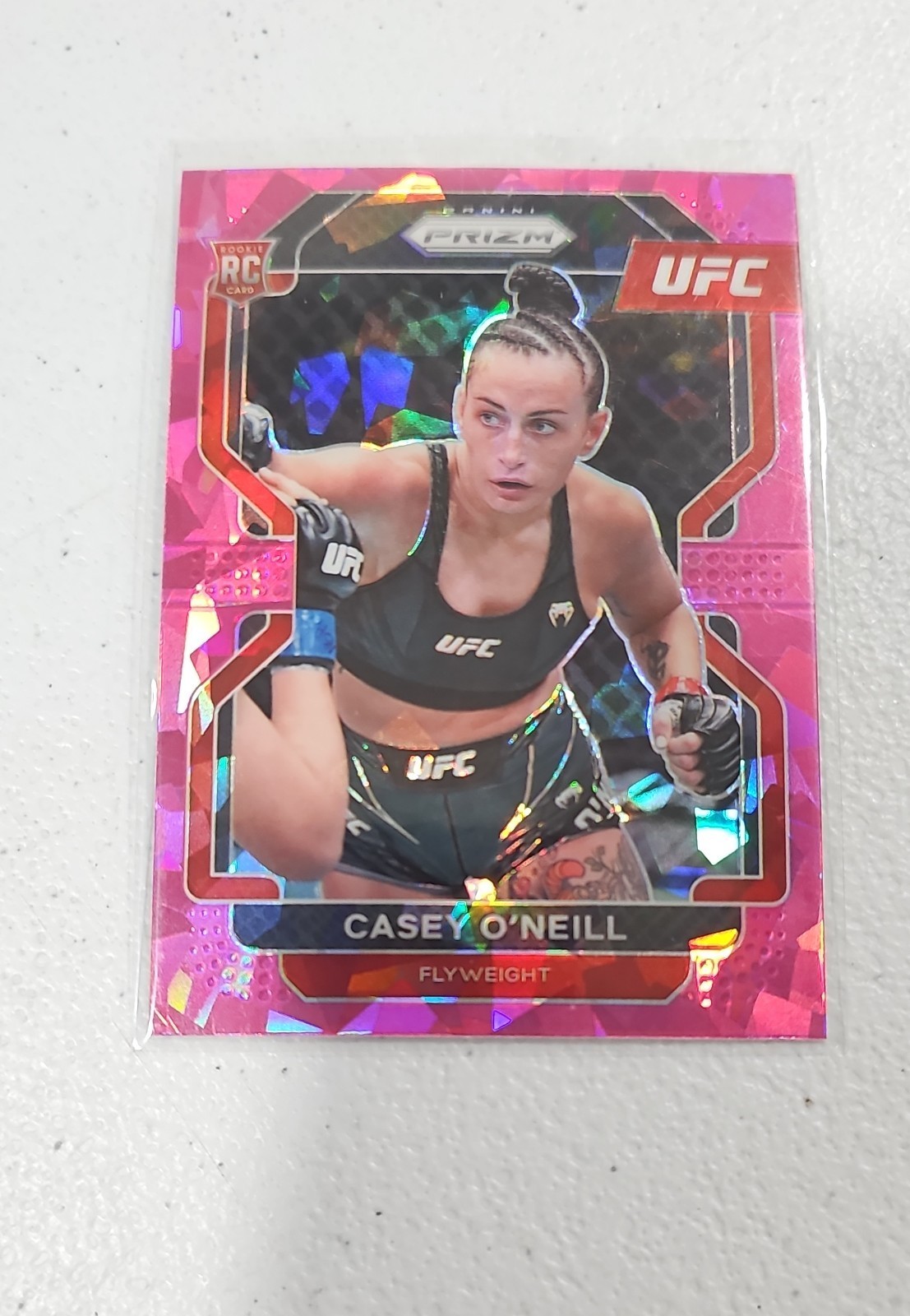 2022 Panini Prizm UFC - Casey O'Neill #179 Pink Ice Prizm (RC)