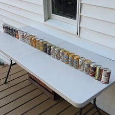 33 Harley-Davidson Pull Tab Beer Can Lot, Bre...