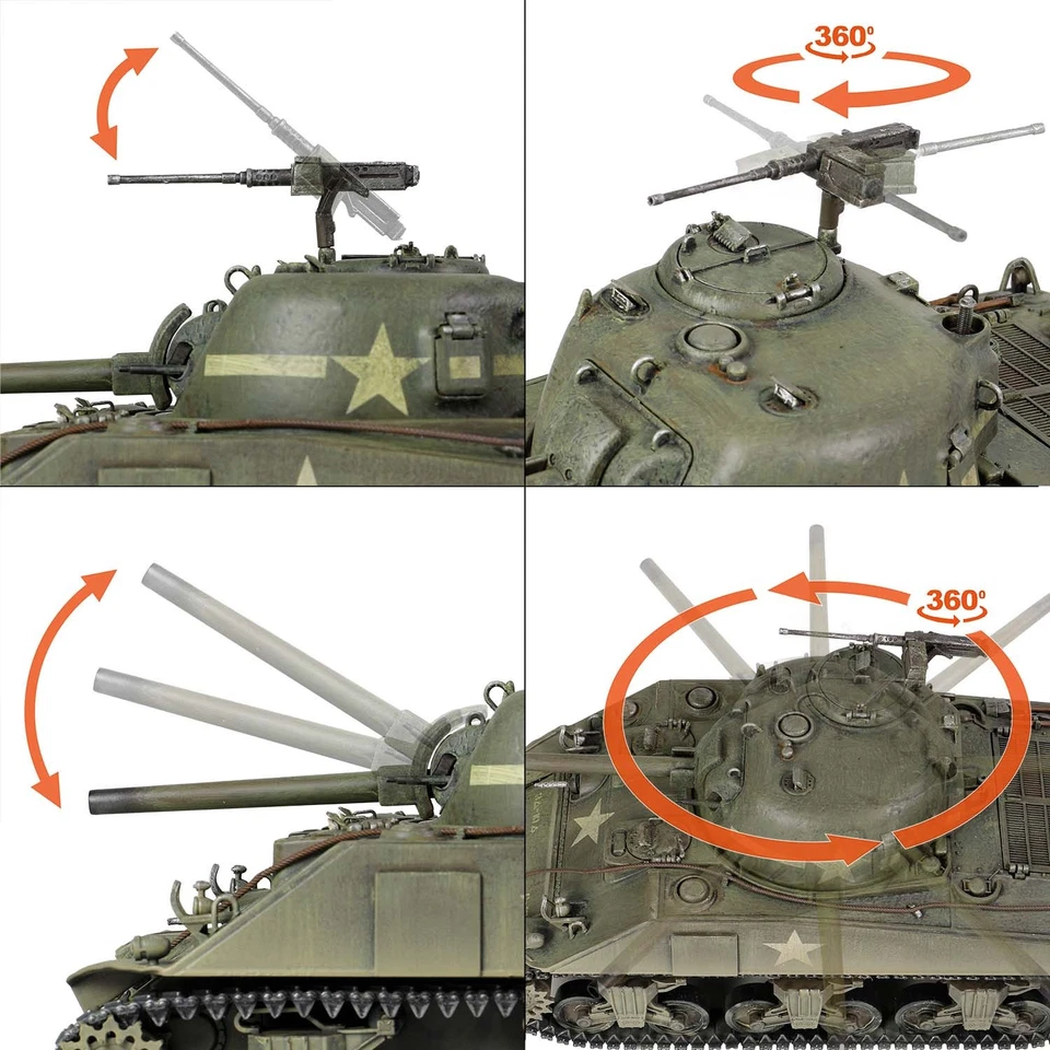 forces of valor 912131A u.s. sherman m4a3 75 scala 1/32 1509891 - Immagine 4 di 4