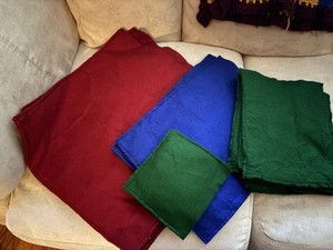 Moving Material Felt Pockets For Breakable Items 14 Pieces 4 Different Sizes