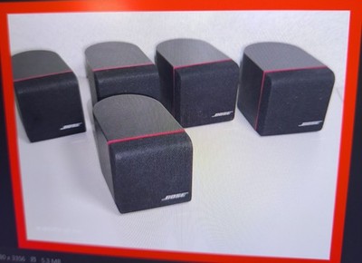 Bose Cupe Lifestyle Redline Top Zustand Satelliten Lautsprecher 5 Stück