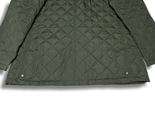 NWT! Lands End Quilted Jacket Mens XL Green Primaloft Corduroy Collar Chore Coat image 13