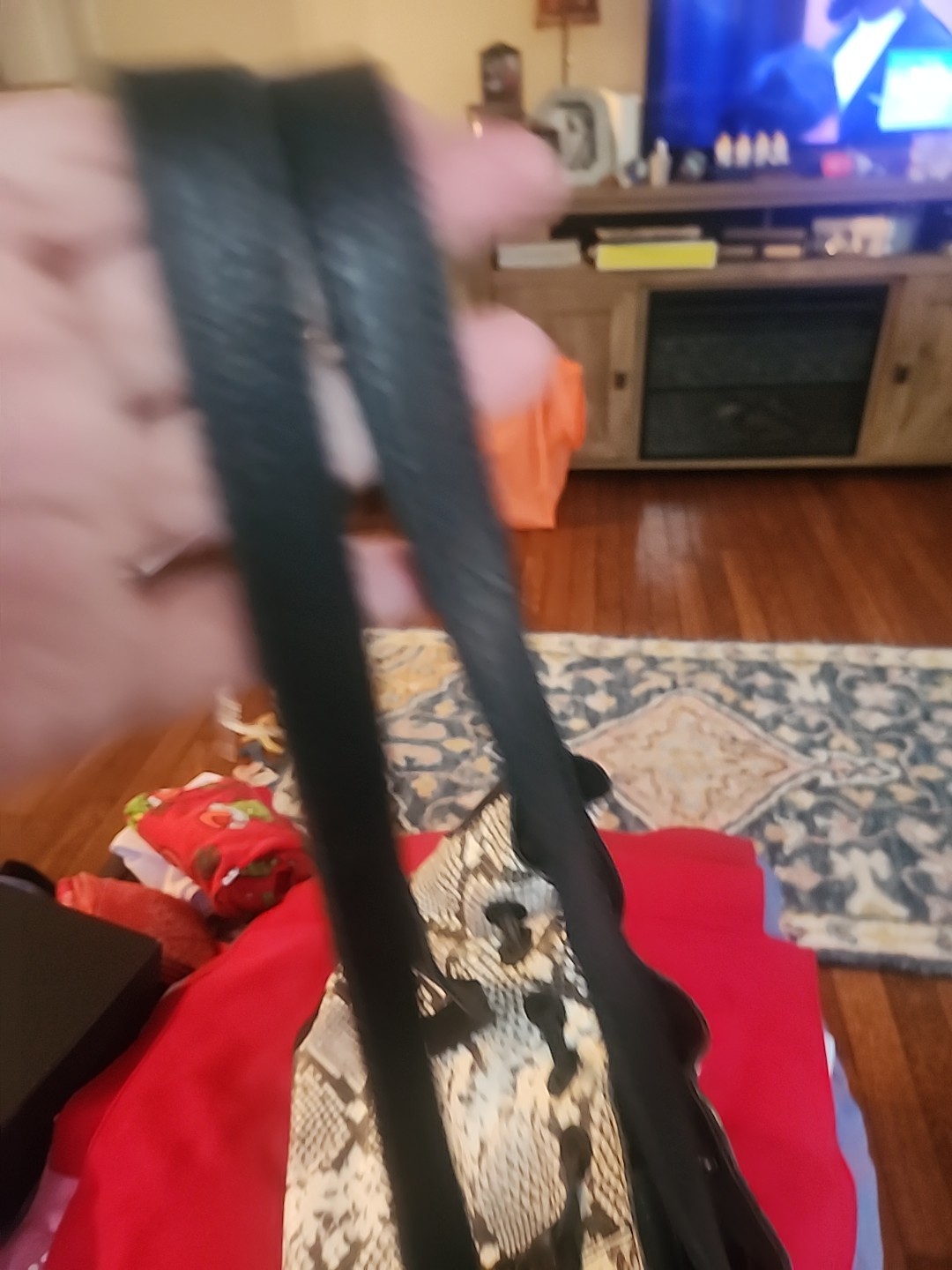 Patricia Nash Large Python Leather Shoulder Bag - image 7