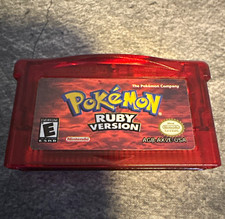 Pokémon Ruby Version Game Boy Advance Authentic New Battery