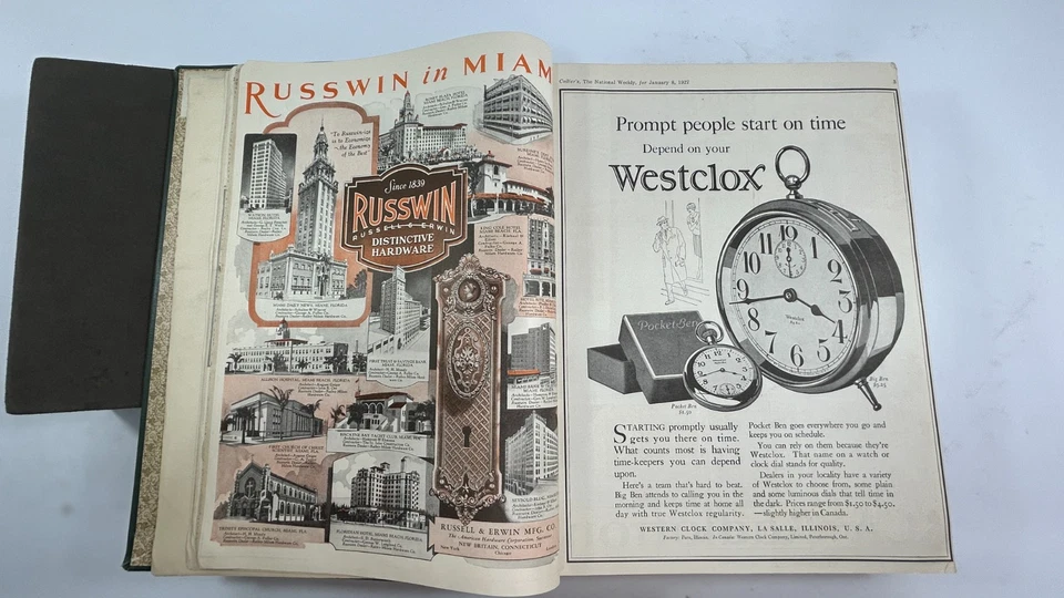 Bound Magazine: Collier's Weekly: January to June 1927 - Image 4 of 4