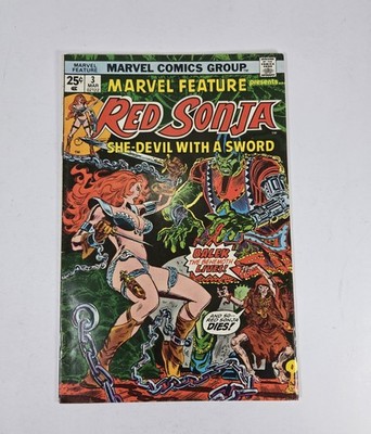 Marvel Feature Red Sonja #3 (Marvel Comics March 1976)