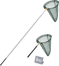 Professional Butterfly Net with 12" Ring, 20" Depth, Extendable Handle to 59" -