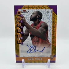 2025 Topps Finest Basketball Jamal Shead Rookie Finest Gold Geometric Auto /50