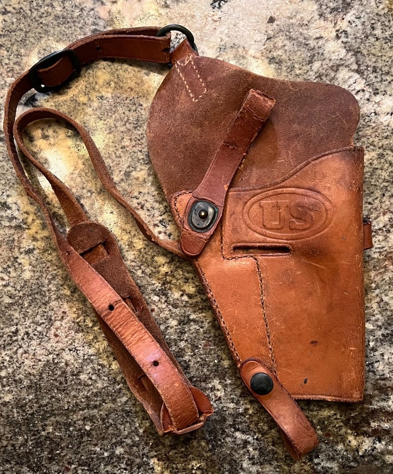 Holster d'épaule pour tanker US WW2 M3 1911 .45 Noir WW II M3 - France