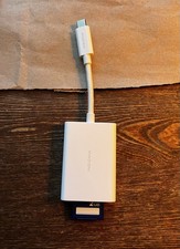 Insignia USB-C Dual-Slot SD  microSD Card Reader Universal NS-PA3CSDW