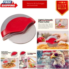 Durable Stainless Steel Pizza Cutter with Ergonomic Design – Dishwasher Safe