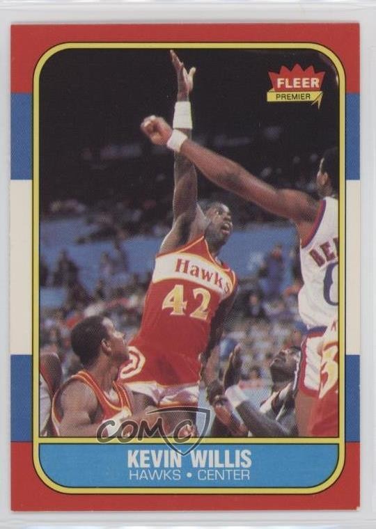 1986-87 Fleer Kevin Willis #126 8d4