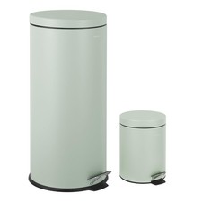 happimess HPM1000C Oscar 8-Gallon Step-Open Trash Can with Free Mini Trash Ca...