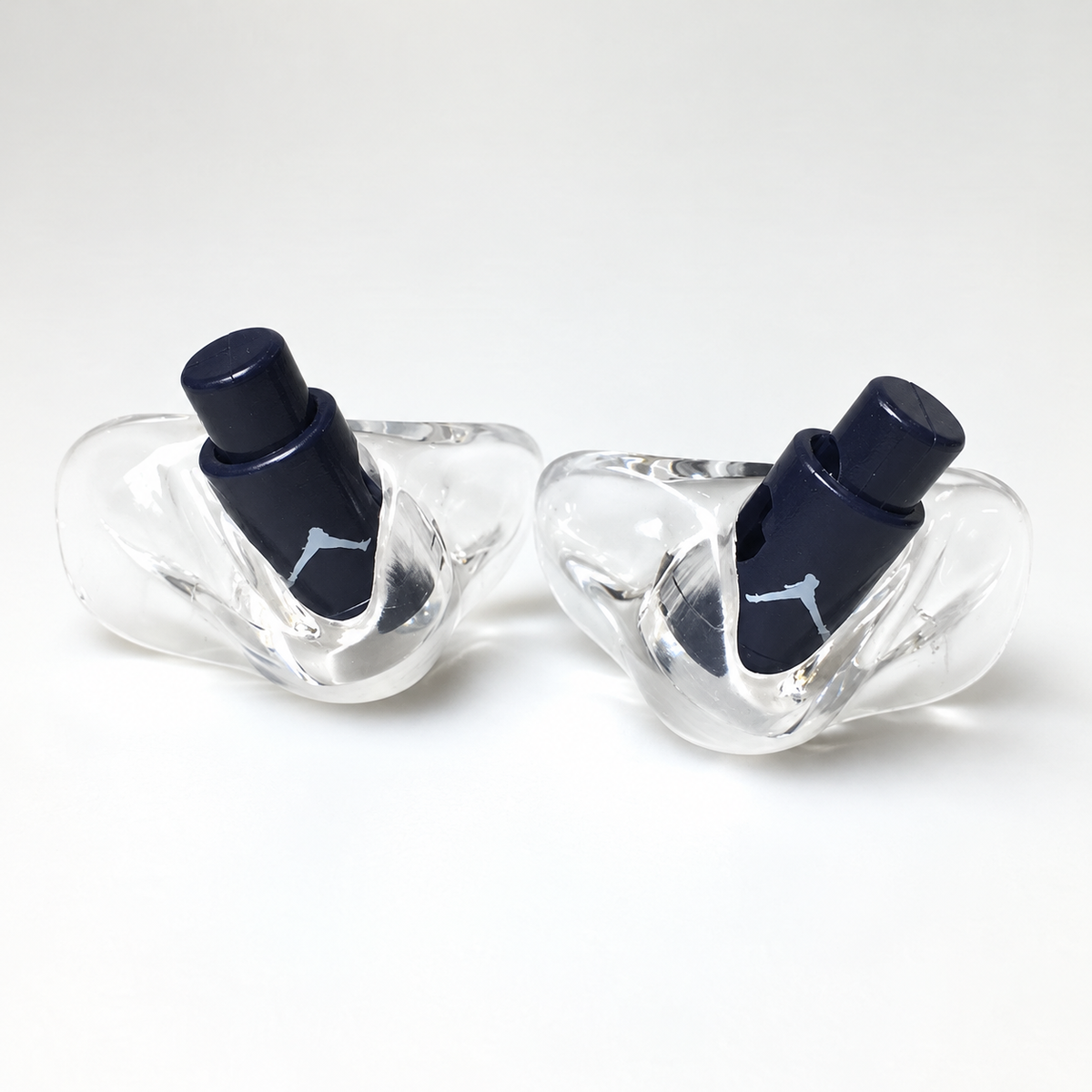 Retro V VI Lace Locks Navy Base With White Man Logo Holder