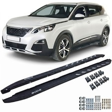 Alu Trittbretter Flankenschutz Tritt OE Look Schwarz für Peugeot 5008 2017-2024 Alu Trittbretter Flankenschutz Tritt OE Look Schwarz für Peugeot 5008 2017-2024