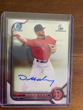 2022 Bowman Chrome Daniel McElveny Auto Boston Red Sox