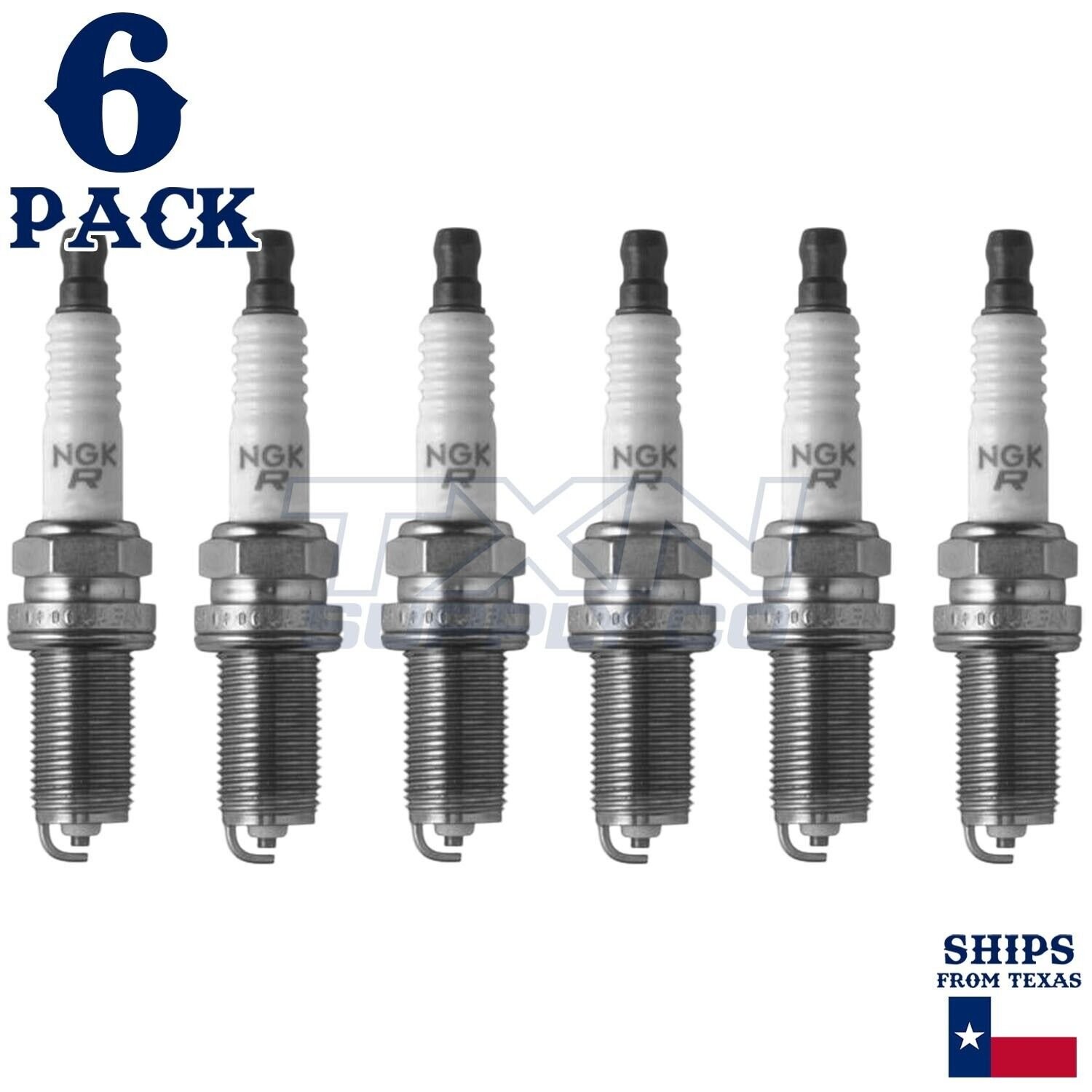 6 Pack NGK V-Power 1119 Spark Plugs LFR6A-11 S25