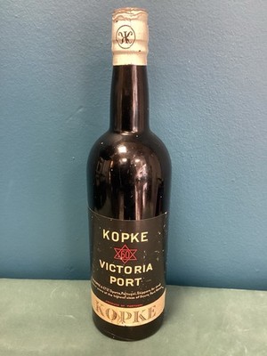 Vintage Flasche Kopke X60X Victoria Portwein aus Portugal 40er Jahre