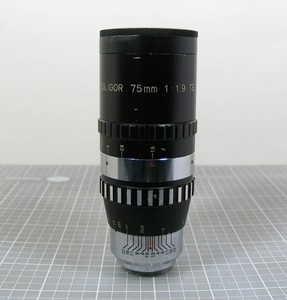 Vintage Soligor Elitar 75mm f/1.9 Telephoto Lens C mount Japan