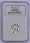 1944-S Mercury Dime Silver Coin Graded MS67 or Mint State 67 by NGC