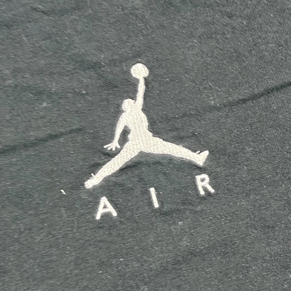 Air Jordan T Shirt Black Jumpman Crew Neck Casual Cotton Tee Mens Medium M Slim - image 4 of 4