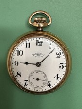 Ball Watch co Official RR Standard pocket watch 21 jewels 1935 10k gold filled