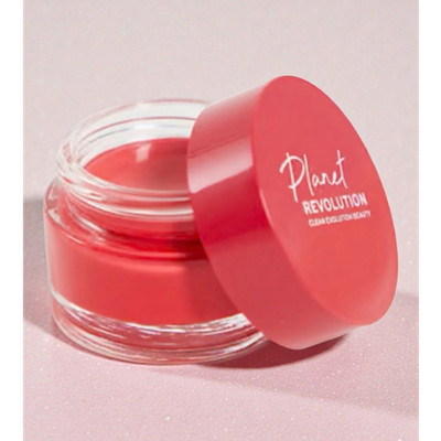Planet Revolution Colour Pot Multi-Use Cream Lip & Cheek Tint Coral Pop 0.42oz