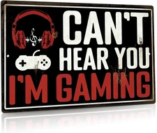 Tin Metal Sign Decor Game Room Decor Funny Wall Decor Bedroom 8x12 